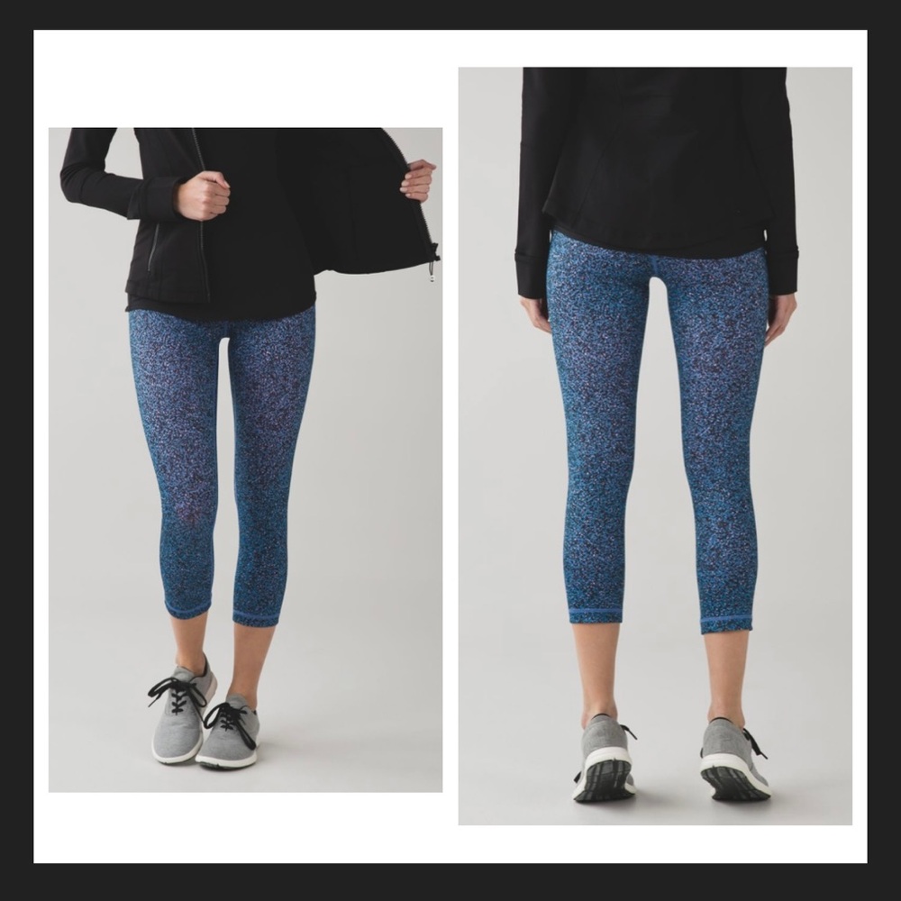 Lululemon Wunder Under Crop III *Full-On Luon Leggings